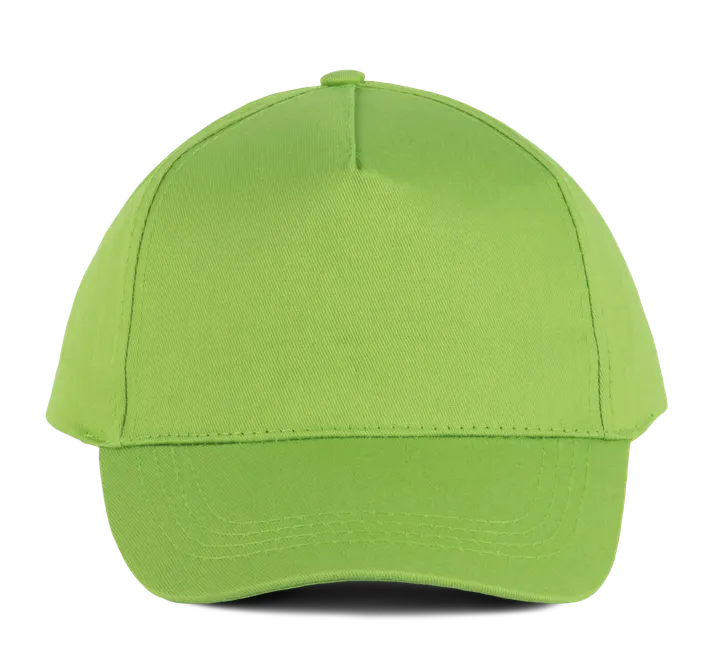 Casquette coton - 5 panneaux Lime
