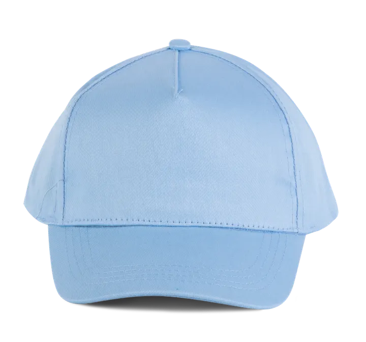 Casquette coton - 5 panneaux Sky Blue