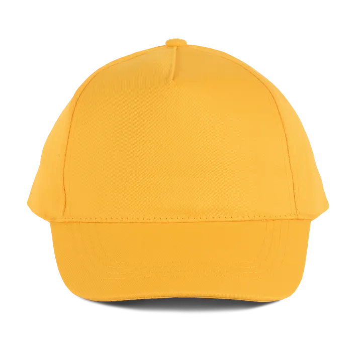 Casquette coton - 5 panneaux Yellow