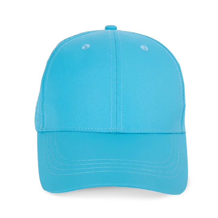 6-Panel-Kappe mit perforierten Panels Surf Blue