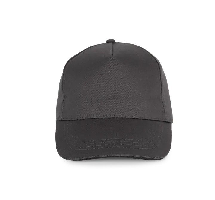 5-Panel-Kappe - Kontrast-Sandwichschirm Dark Grey / Black