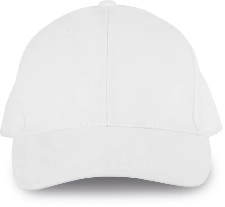 Casquette 6 panneaux en coton bio White