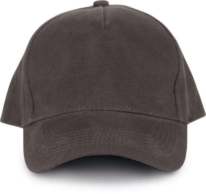 5-Panel-Cap aus Bio-Baumwolle Shale Grey