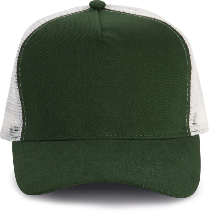 Casquette trucker - 5 panneaux Forest Green / Light Grey