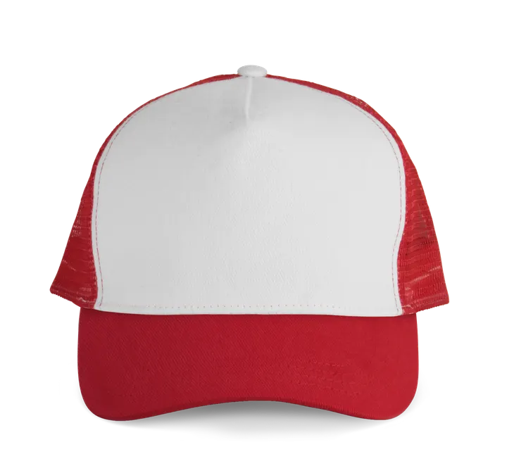 Casquette trucker - 5 panneaux Red / White