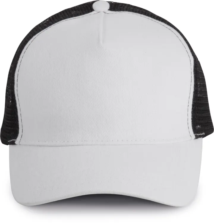 Casquette trucker - 5 panneaux White / Black