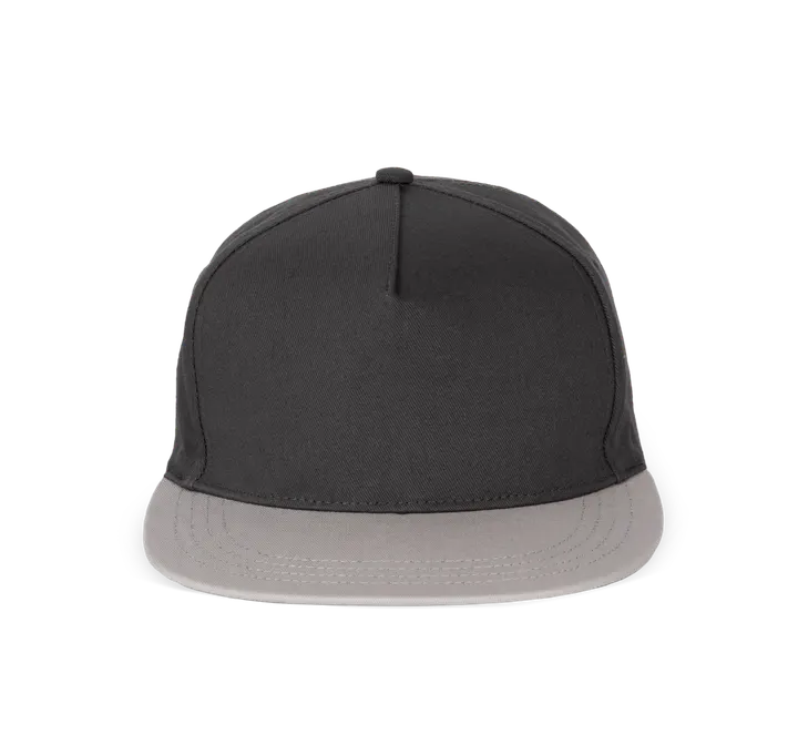 5-Panel Snapback-Kappe Dark Grey / Light Grey