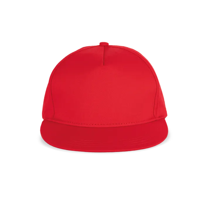 5-Panel Snapback-Kappe Red