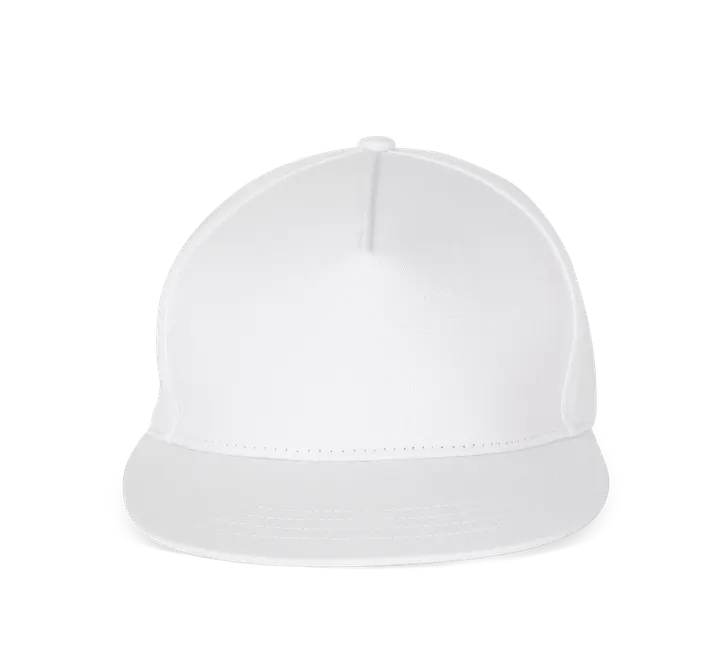 5-Panel Snapback-Kappe White