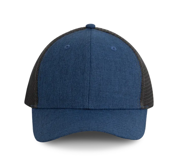 6-Panel Urban Trucker-Kappe Light Navy Heather / Dark Grey