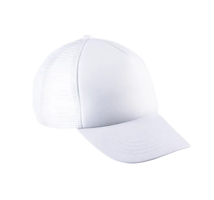 Casquette trucker enfant - 5 panneaux White