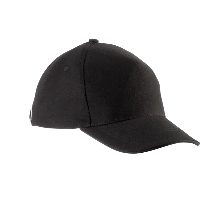 5-Panel Kinderkappe mit Kontrast-Sandwichschirm Black