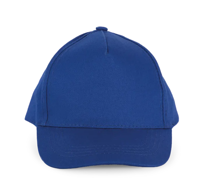 Casquette enfant en coton - 5 panneaux Royal Blue