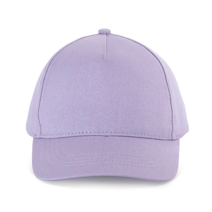 Casquette enfant en coton - 5 panneaux Light Violet