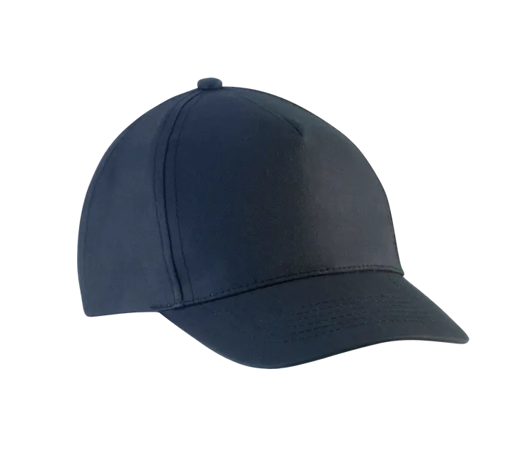 Casquette enfant en coton - 5 panneaux Navy