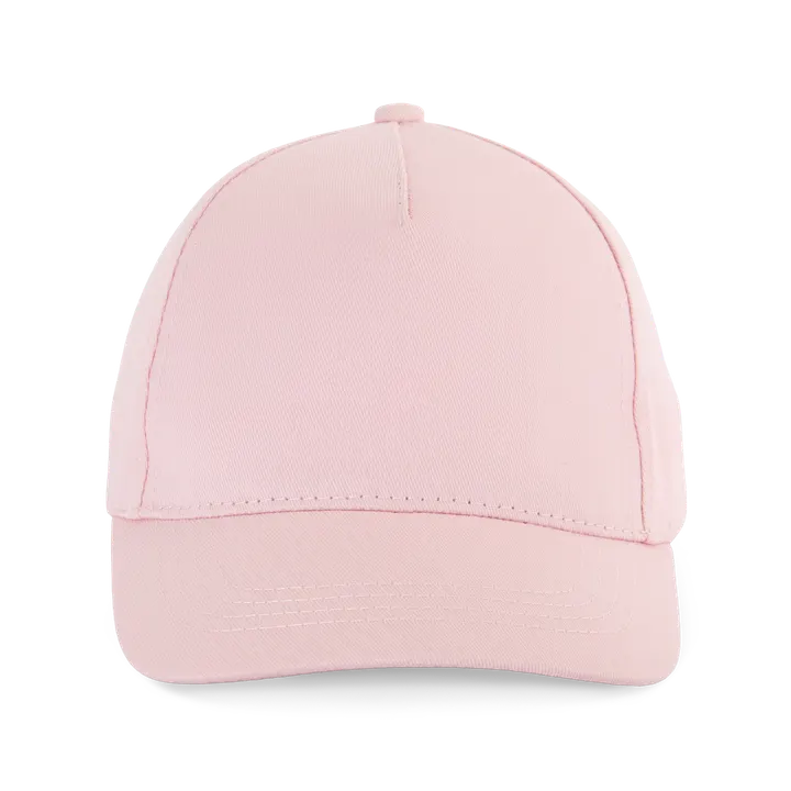 Casquette enfant en coton - 5 panneaux Pink