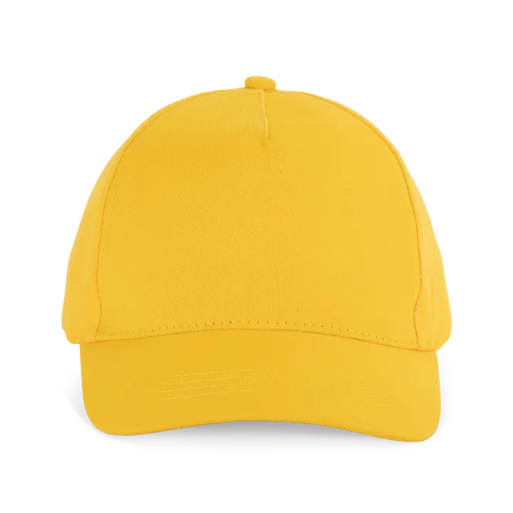 Casquette enfant en coton - 5 panneaux Yellow
