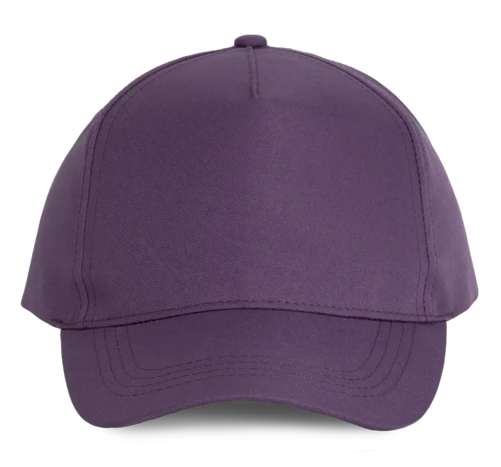 Polyester-Sportkappe mit 5 Panels Purple