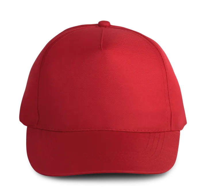 Polyester-Sportkappe mit 5 Panels Red