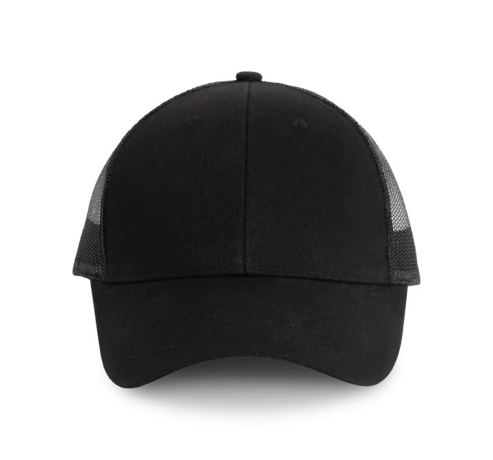 Casquette Trucker - 6 panneaux Black