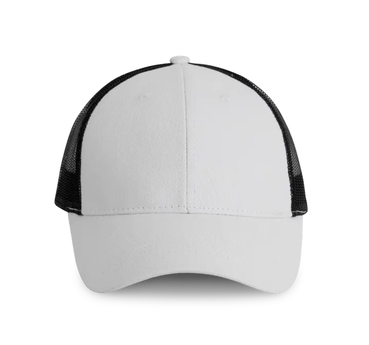 Casquette Trucker - 6 panneaux White / Black