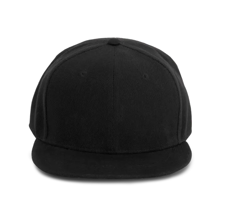 6-Panel-Snapback-Kappe Black