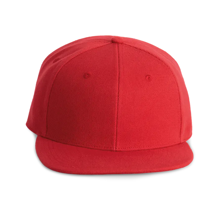 6-Panel-Snapback-Kappe Red