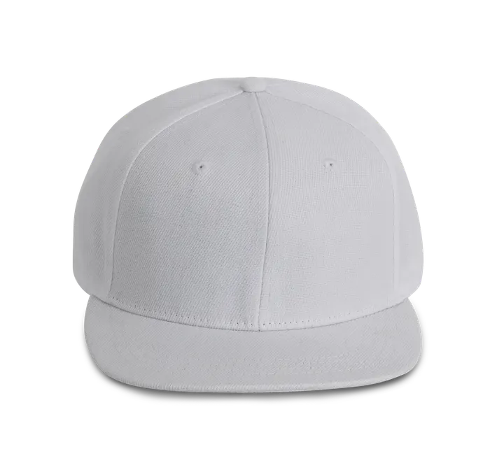6-Panel-Snapback-Kappe White