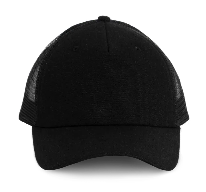 Casquette Trucker - 5 panneaux Black