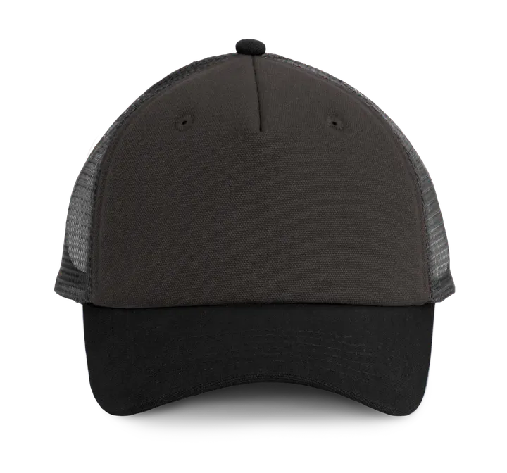 Casquette Trucker - 5 panneaux Earth brown / Black / Dark Grey