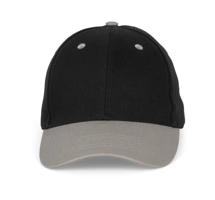 6-Panel-Kappe Black / Light Grey