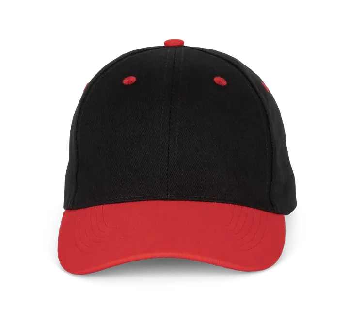 6-Panel-Kappe Black / Red