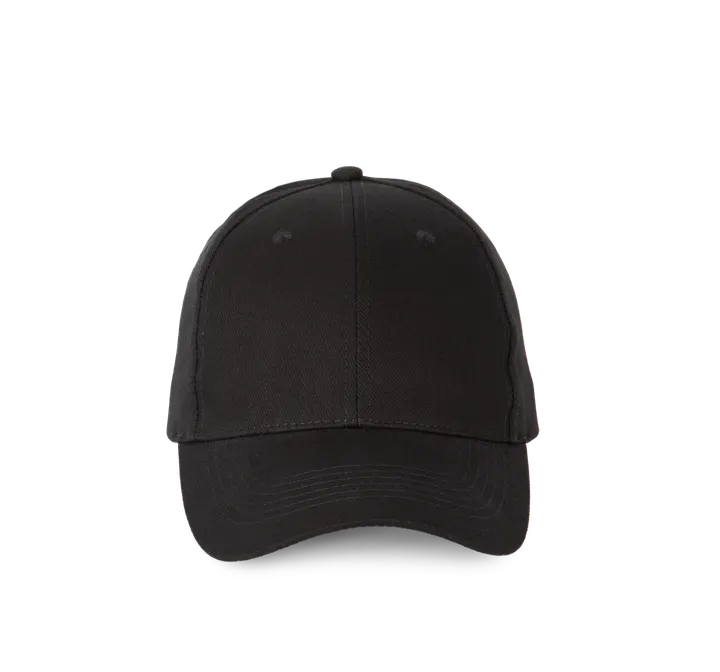 6-Panel-Kappe Black