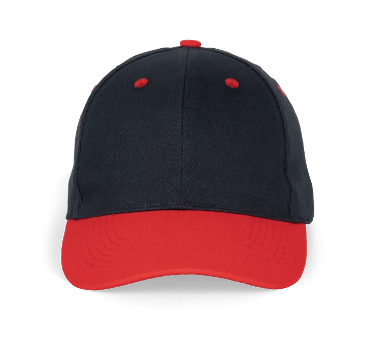 6-Panel-Kappe Navy / Red