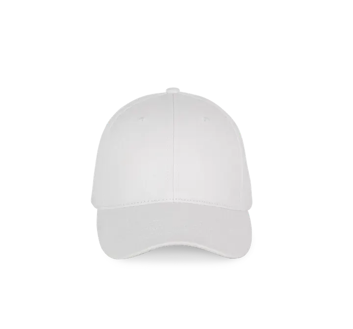 6-Panel-Kappe White