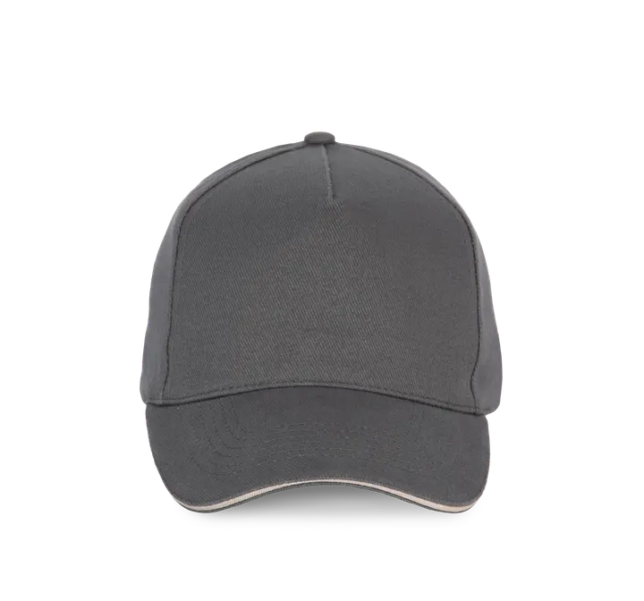 Kappe - 5-Panels Dark Grey / Light Grey