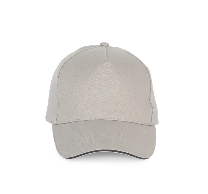 Kappe - 5-Panels Light Grey / Dark Grey