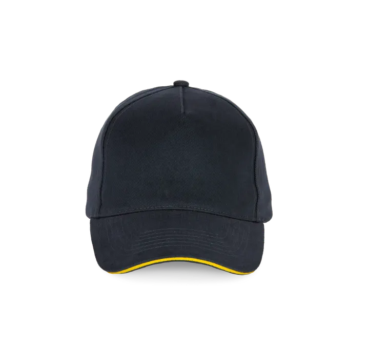 Kappe - 5-Panels Navy / Yellow