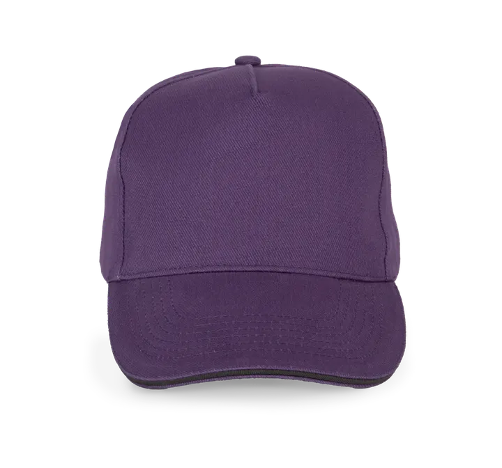 Kappe - 5-Panels Purple / Dark Grey
