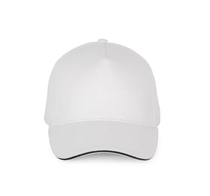 Kappe - 5-Panels White / Navy