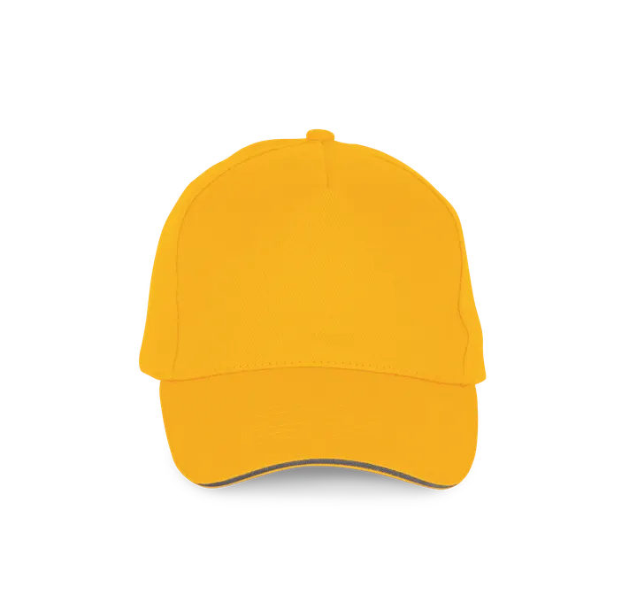 Kappe - 5-Panels Yellow / Slate Grey
