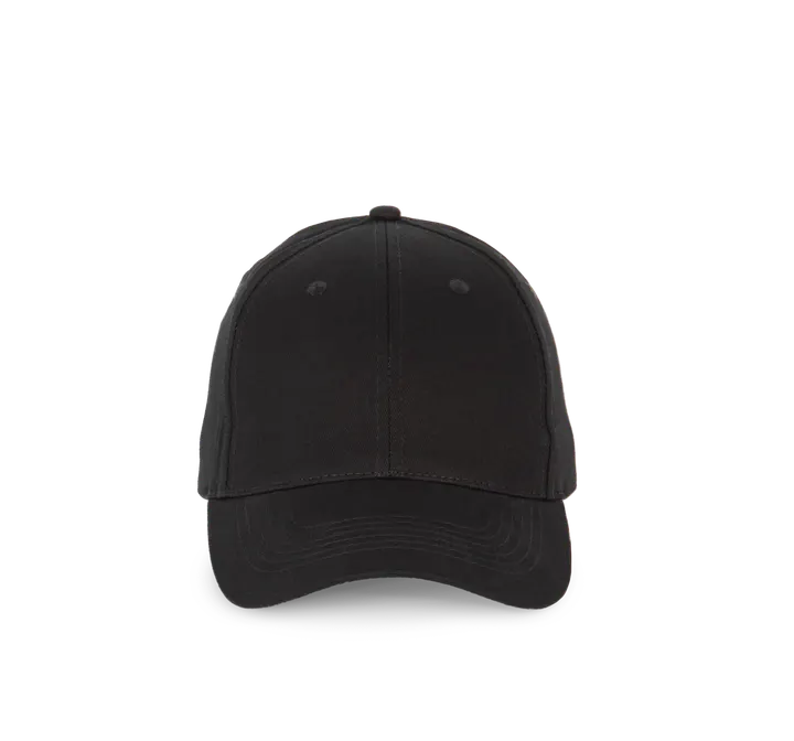 6-Panel-Kappe Black
