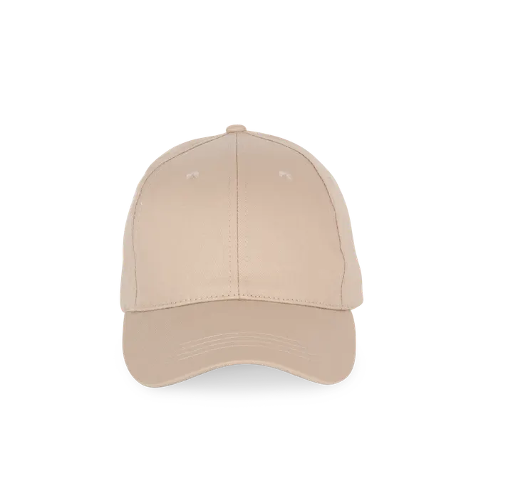 Casquette - 6 panneaux Beige