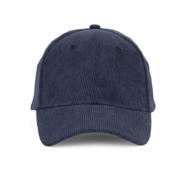 Kappe aus Samt – 6 Panels Minorca Navy