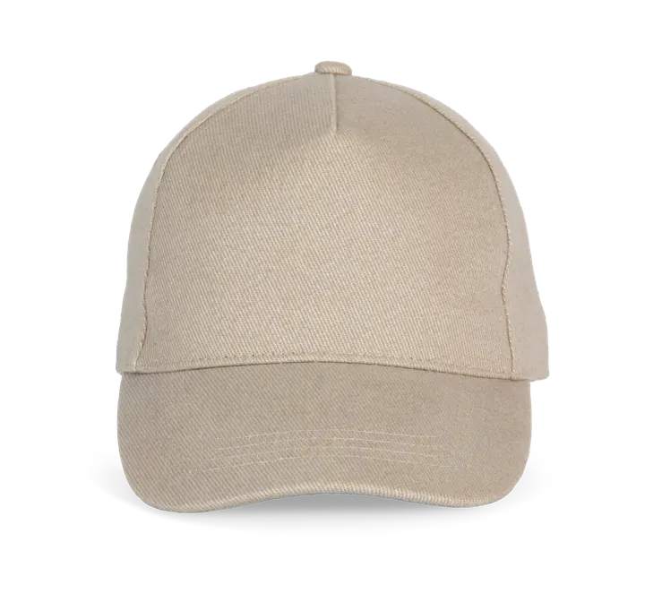 Casquette Baseball - 5 panneaux Beige