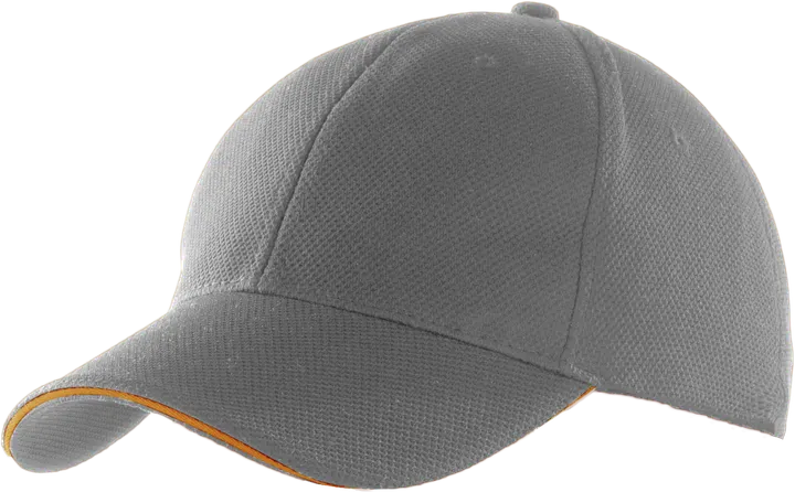 Sportkappe Grey / Orange