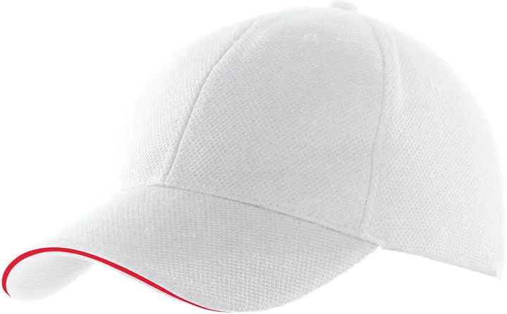 Sportkappe White / Red