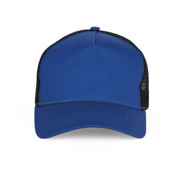 Trucker Cap – 5 Panels Royal Blue / Black