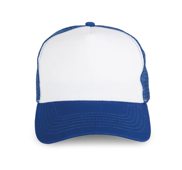 Trucker Cap – 5 Panels Royal Blue / White