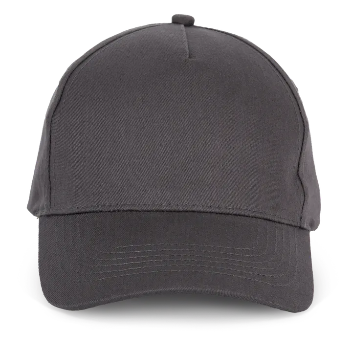 K-loop-Tracking Kappe aus recycelter Baumwolle und Polyester - 5 Panels Dark Grey